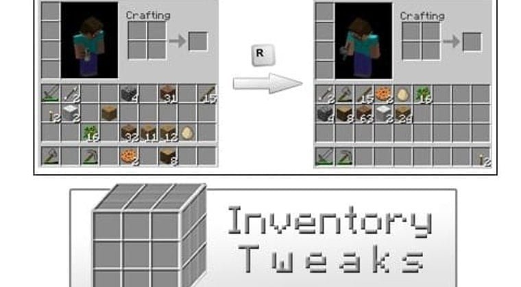 Inventory Tweaks Renewed mods para minecraft 