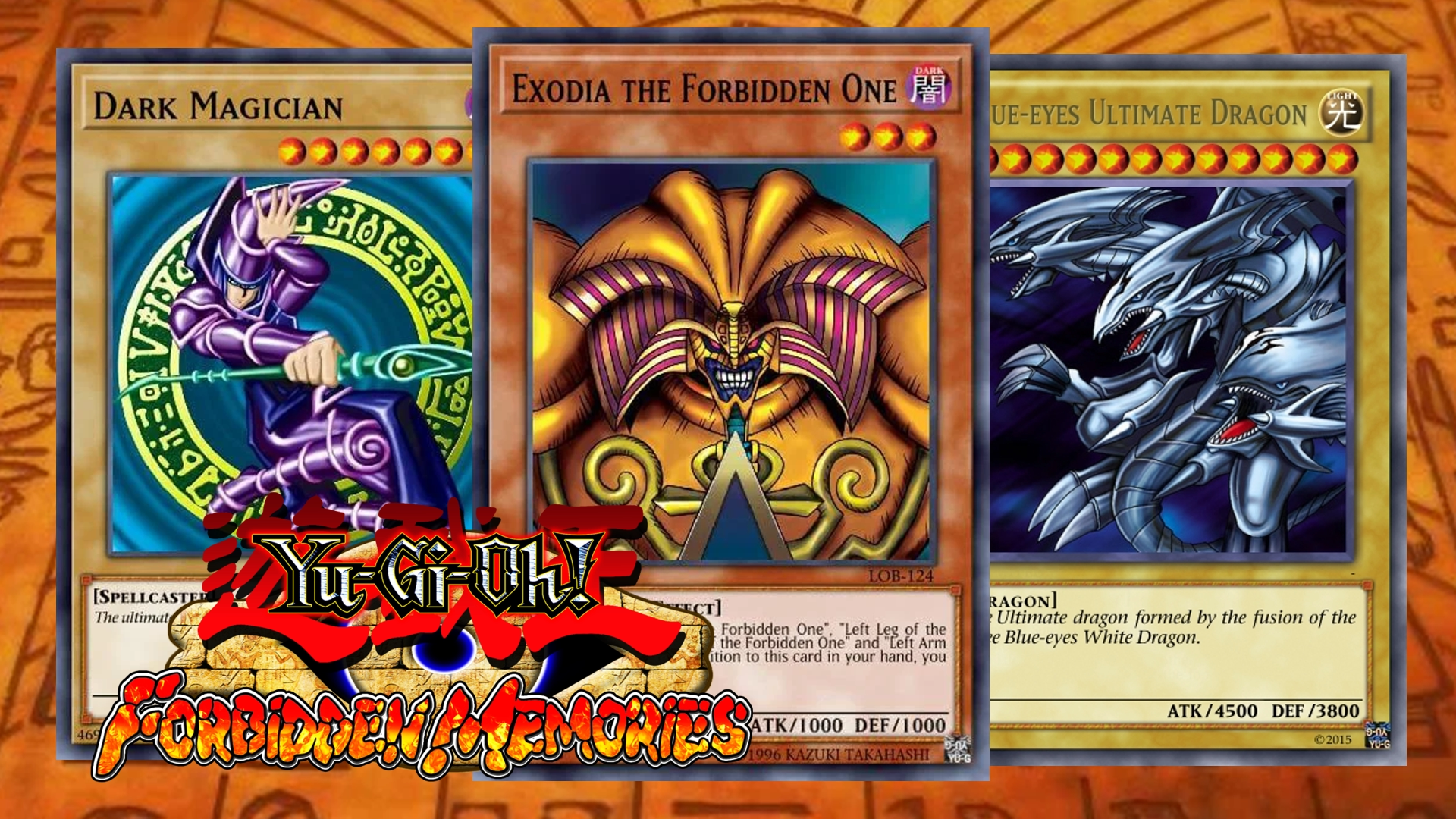 passwords de Yu-Gi-Oh! Forbidden Memories